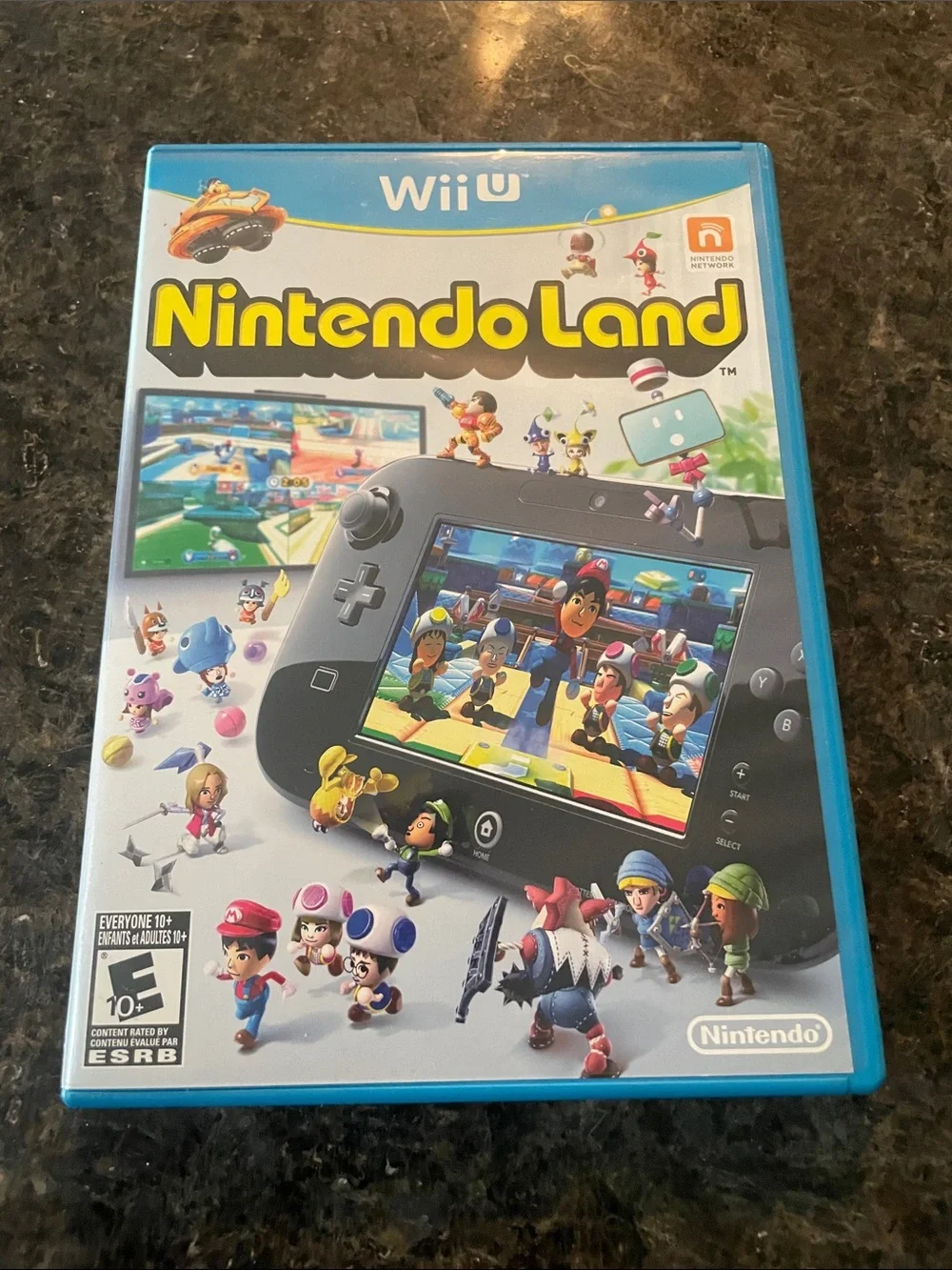 Nintendo Land Wii U - Blue Case with Black GamePad Art